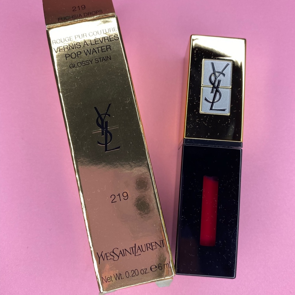 YSL glossy stain lipstick